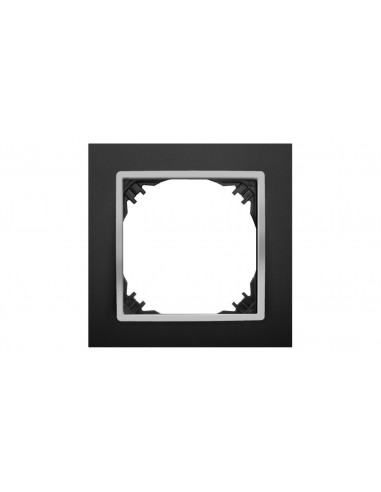 SANTRA ramka pojedyncza czarny/chrom...