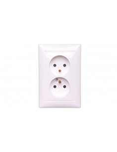 VALENA Gniazdo podwójne z/u...