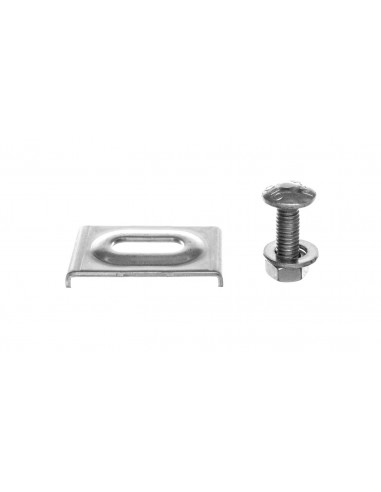 Zacisk do mocowania przegród w...