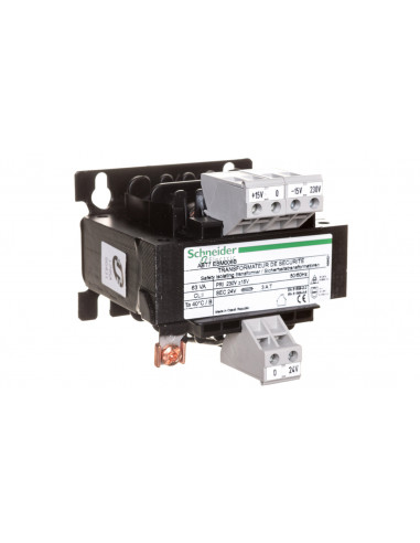 Transformator 1-fazowy 63VA 230/24V...