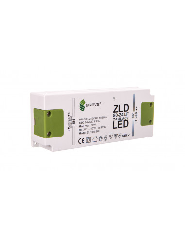Zasilacz LED 24V DC 80W ZLD 80-24LF...