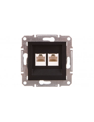 ASFORA Gniazdo komputerowe 2x kat.5e...