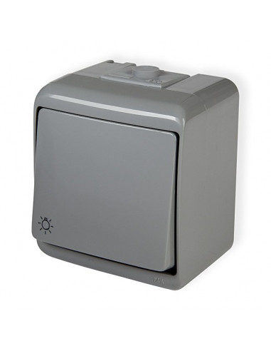 JUNIOR Przycisk /światło/ popielaty...