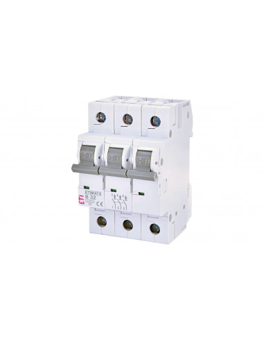 Wyłącznik nadprądowy 3P B 32A 6kA AC...