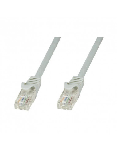 Patch cord Cat5e UTP 1m szary CCA