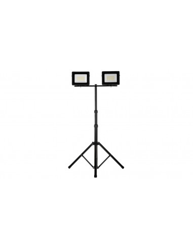 Projektor LED na statywie czarny...