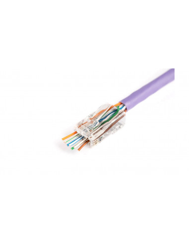 Wtyk RJ45 (8P8C) przelotowy kat.6...