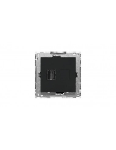 Simon 55 Gniazdo HDMI (moduł) Czarny...