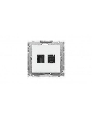 Simon 55 Gniazdo HDMI + RJ45 kat.6....