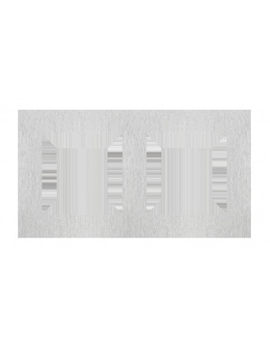 Simon 55 Ramka 2-krotna Nature Inox...