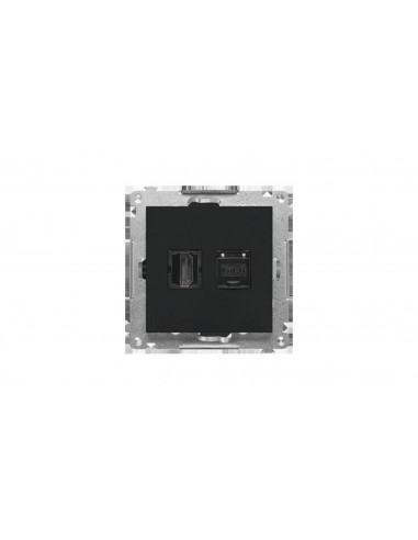Simon 55 Gniazdo HDMI + RJ45 kat.6....