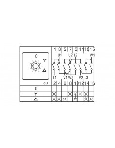 Łącznik krzywkowy 0-Y-D 32A... 2
