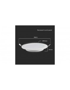 Panel LED 24W 3000K 2500lm... 2