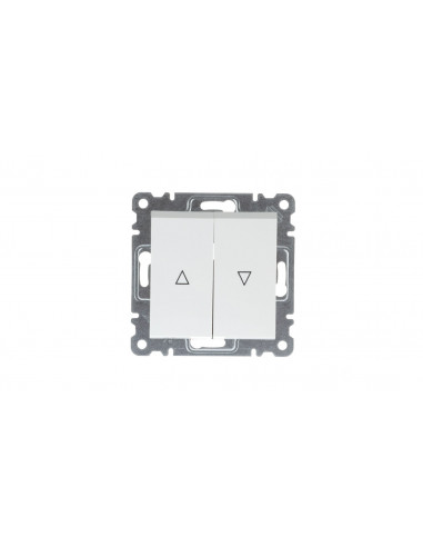 LUMINA2 Przycisk żaluzjowy biały WL0320