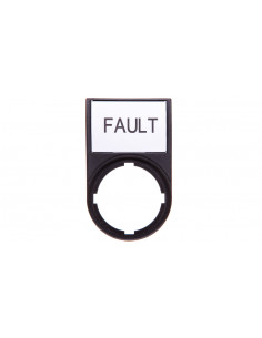 Tabliczka opisowa FAULT...