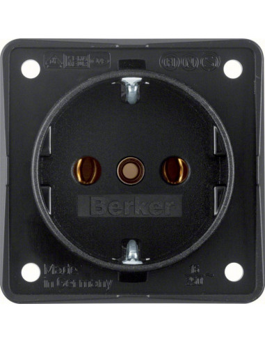 Integro Flow Gniazdo SCHUKO czarny...