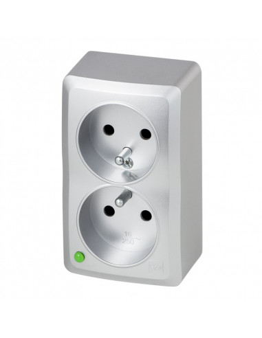 BERG Gniazdo podwójne z uziemieniem...