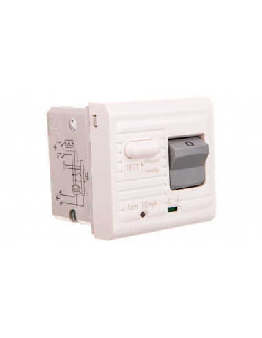 MOSAIC Wyłącznik różnicowoprądowy 16A...