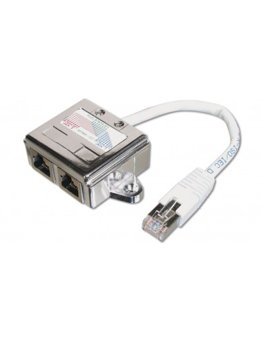 Adapter RJ45/2x RJ45 (gniazdo)...