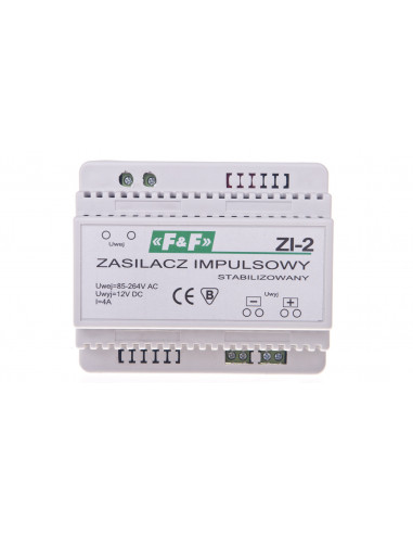 Zasilacz impulsowy 230VAC/12VDC 50W...