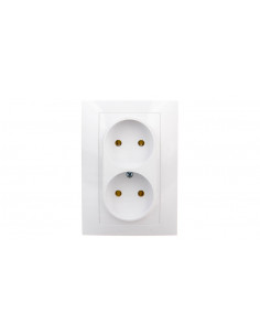 CARLA Gniazdo podwójne b/u...