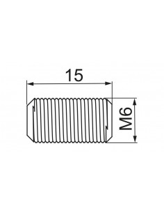 Kołek KM6x15 804022 /100szt./ 2