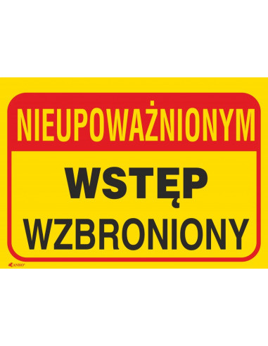 Tabliczka ostrzegawcza PCV...