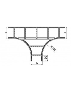 Trójnik drabinki 600mm 60mm... 2