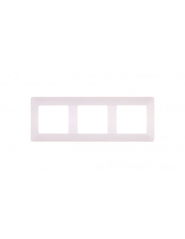 VALENA LIFE Ramka potrójna biała 754003