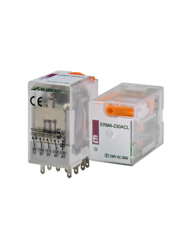 Przekaźnik 4 stykowy 230V AC...