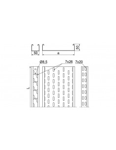 Korytko kabl. KCP200H50/3 N... 2