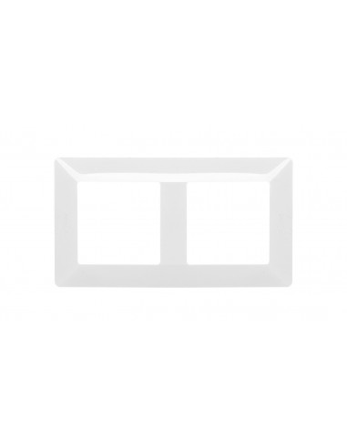 VALENA LIFE Ramka podwójna biała 754002