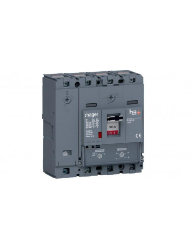 MCCB Wyłącznik mocy h3+ P160 4P 100A...