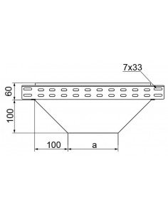 Trójnik redukcyjny TRJ300H60 2