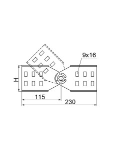 Łącznik przegubowy drabin... 2