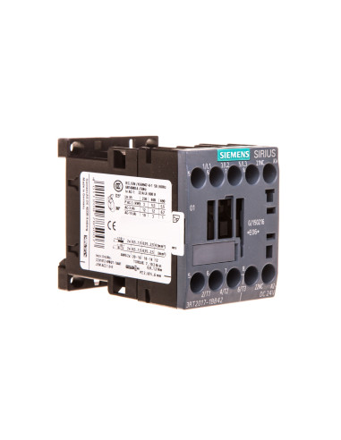 Stycznik mocy 12A 3P 24V DC 0Z 1R S00...