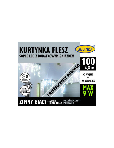 Kurtyna świetlna zewnętrzna FLESZ 100...