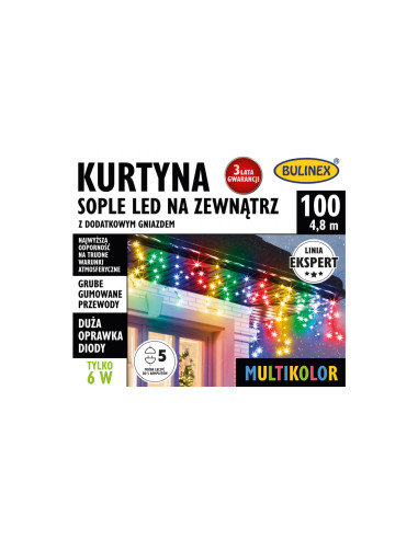 Kurtyna świetlna zewnętrzna 100l...