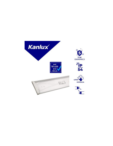 Oprawa liniowa MEBA 4LED 120 IP54 PC...