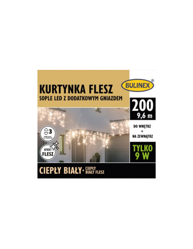 Kurtynka sople flesz 200l z...