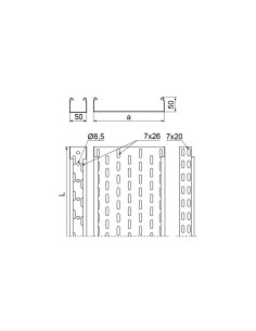 Korytko KCD100H50/3 N 2