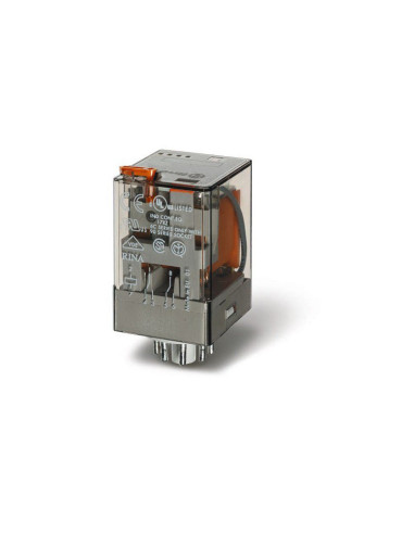 Przekaźnik przemysłowy 2P 10A 24V AC,...