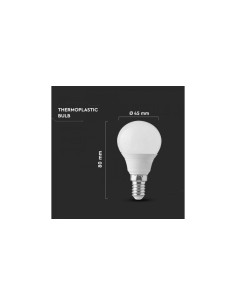 Żarówka LED 6,5W E14 P45... 2