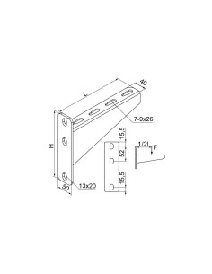 Wysięgnik 215mm WWV200 711920 2