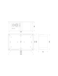 Puszka elewacyjna p/t... 2