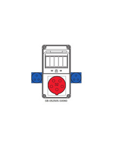 Rozdzielnica 5x32A 2x3x16A...