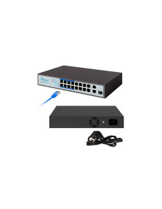 Switch PoE 16x 100Mb/s...