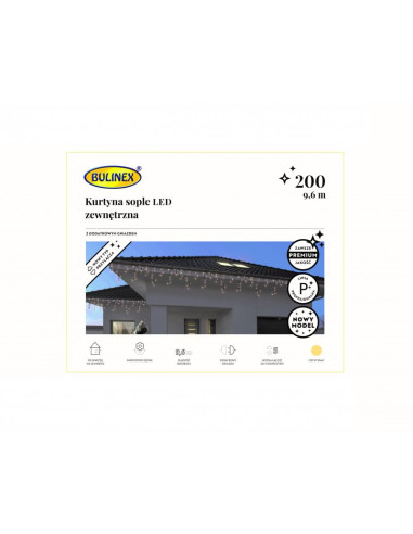 Kurtyna świetlna zewnętrzna 200l...