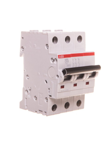 Wyłącznik nadprądowy 3P C 63A 6kA AC...