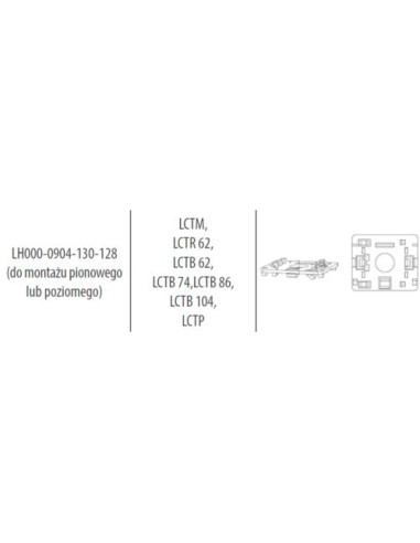 Uchwyt do montażu przekładników na...